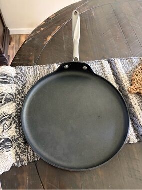Calphalon Black Nonstick skillet pan with Silver Handle